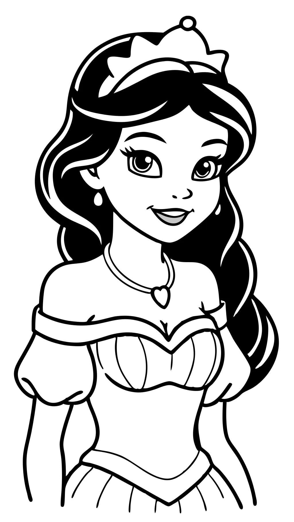 coloriages de princesses Disney gratuites